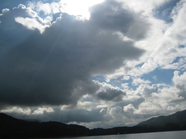 forecast was for rain, but didn't happen