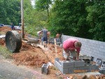 The bathroom project begins..
Long live Commodore Catoe and his building team!
(picture submitted by C. Lucas)