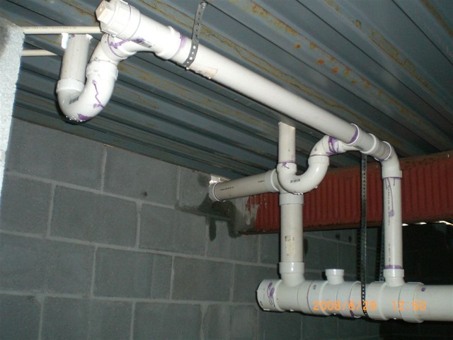 plumbing on part of project in place..

(picture submitted by C. Lucas)