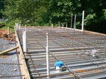 Picture right before floor poured, Aug 5, 2008, Picture submitted by Clarke Lucas