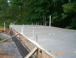 Floor is poured!  Aug 5, Picture submitted by Clarke Lucas