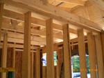 Lots of progress, walls up on inside! [Clarke Lucas' picture]