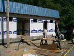 Lots of progress, roof on! [Clarke Lucas' picture]