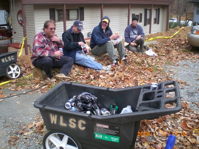 Lunch compliments of Lucas' Deli [picture from C. Lucas, Nov 9]