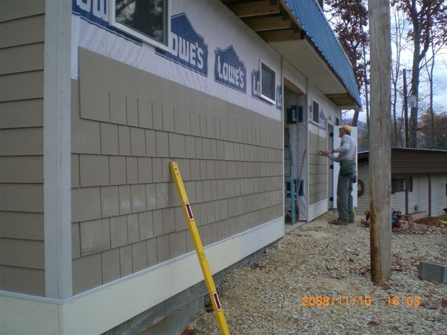 Kevin and Clarke's handiwork [picture from C. Lucas, Nov 9]