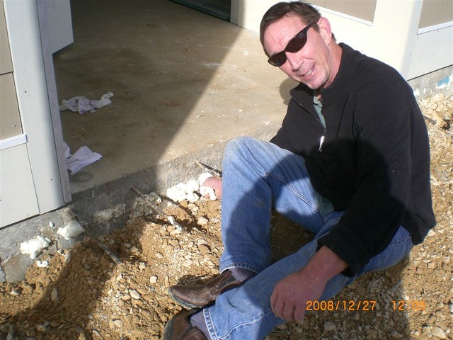 filling holes in slab with foam, Dec 27, 2008