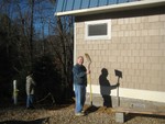 reading instructions on shovel, Dec 27, 2008