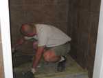 tile work contracted out thank goodness! They make it look easy (May 9, 2009)