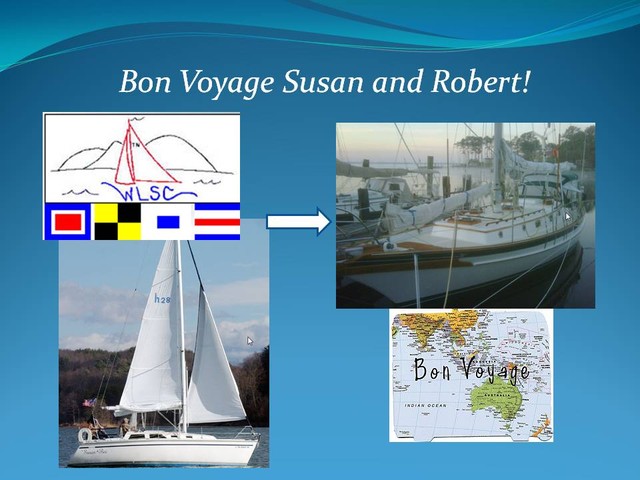 Bon Voyage Robert and Susan