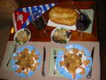 meal on new boat