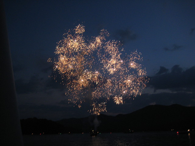 July 4th Fireworks, from the deck of Wild Blue Yonder, S. Little