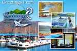 Opening Page Logo, free postcard from marina store