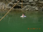 Swimming at the cove for Overnighter (picture by Mark Galloway)