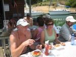 Lunch at Mallard Cove Marina