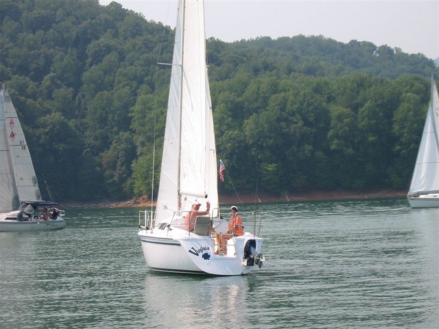 The fleet on the east side of island (Photo by Clarke Lucas)