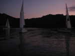 race started in Lakeshore Marina tireline at 8:55 PM