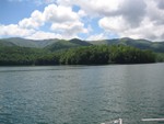 Observatory Mark, Looking North to South, 100-120 ft of water, N 36 19.072', W 82 07.067'