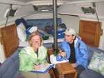 Sandra Little and Minta Fannon recording times down below, how did they do that?