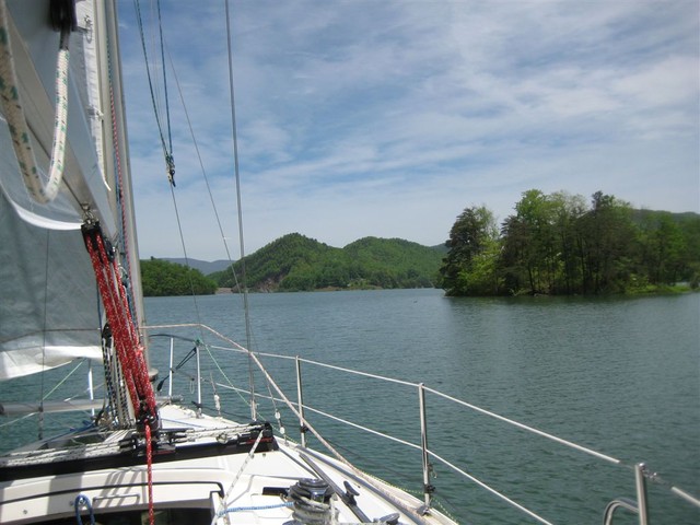 island near Rat Branch boat ramp