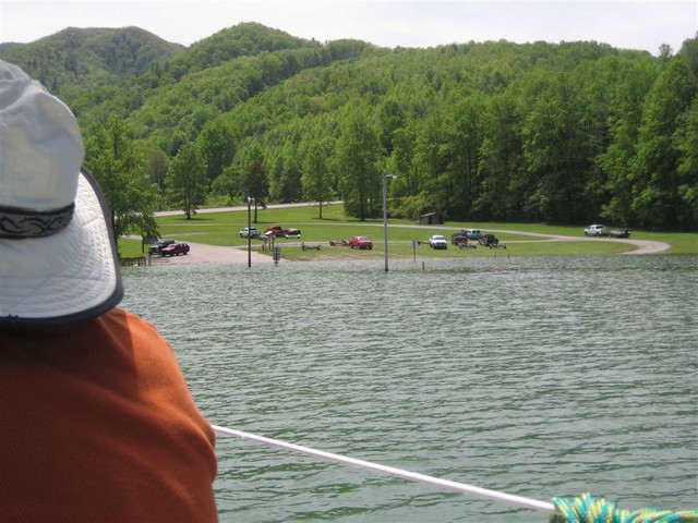 Approaching Rat Branch Boat Ramp